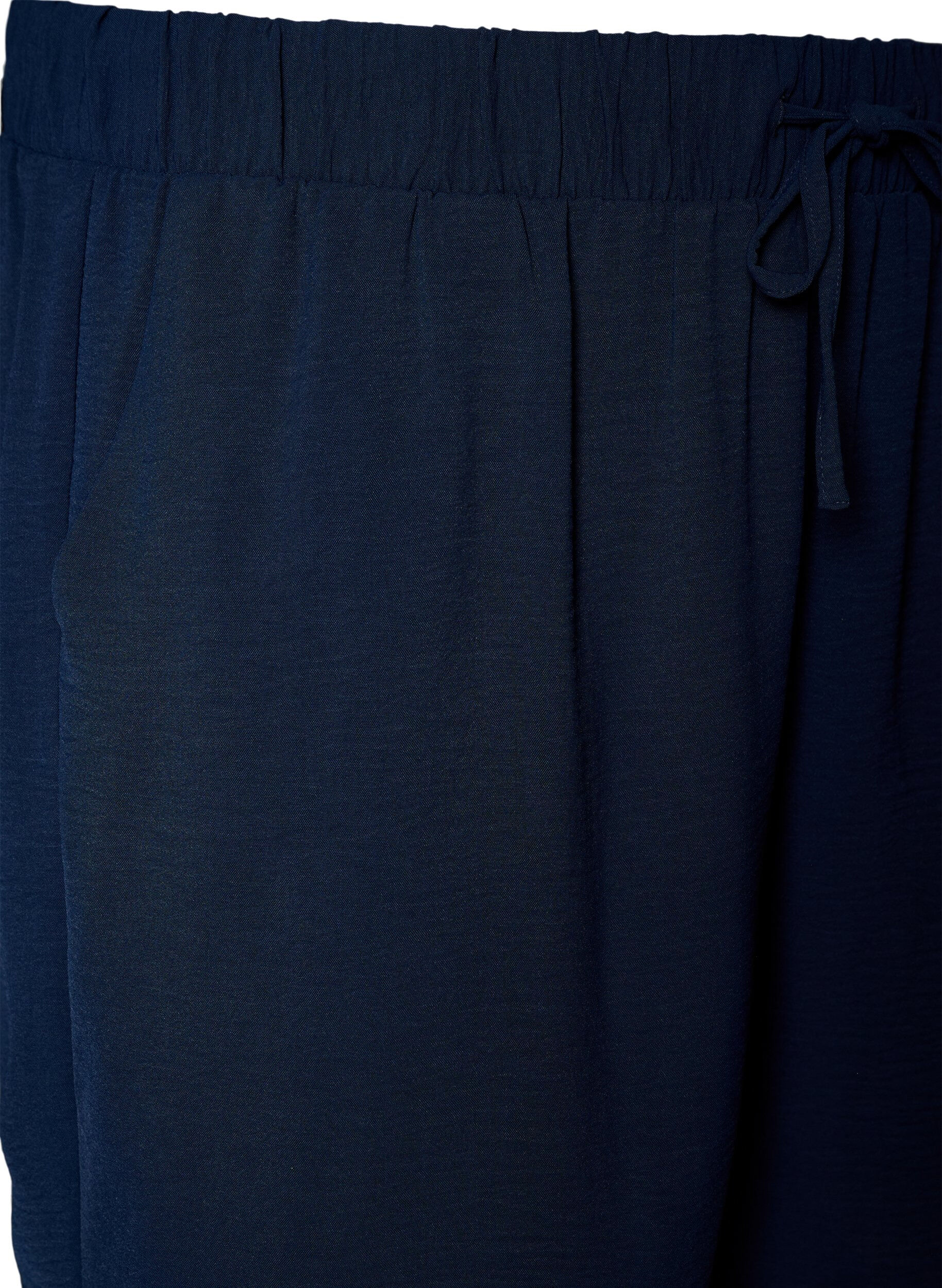 ZizzifashionShorts with pockets and elastic waistband, Blue, Packshot image number 2