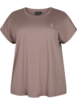 Short-sleeved workout t-shirt, Iron, Packshot image number 0