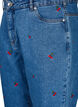 Mille mom fit jeans with embroidery, Light Blue, Packshot image number 2