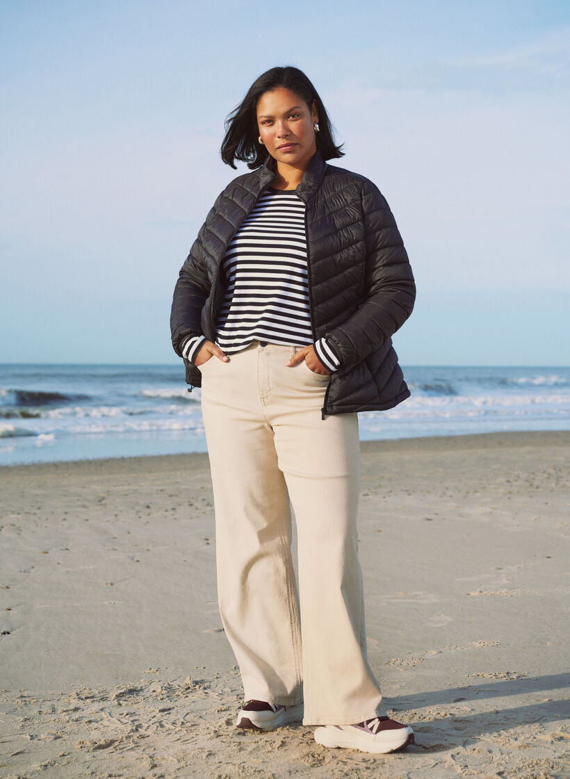 Lightweight jacket with pockets, Black, Image