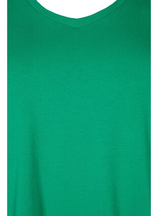 Basic plain cotton t-shirt, Jolly Green, Packshot image number 2