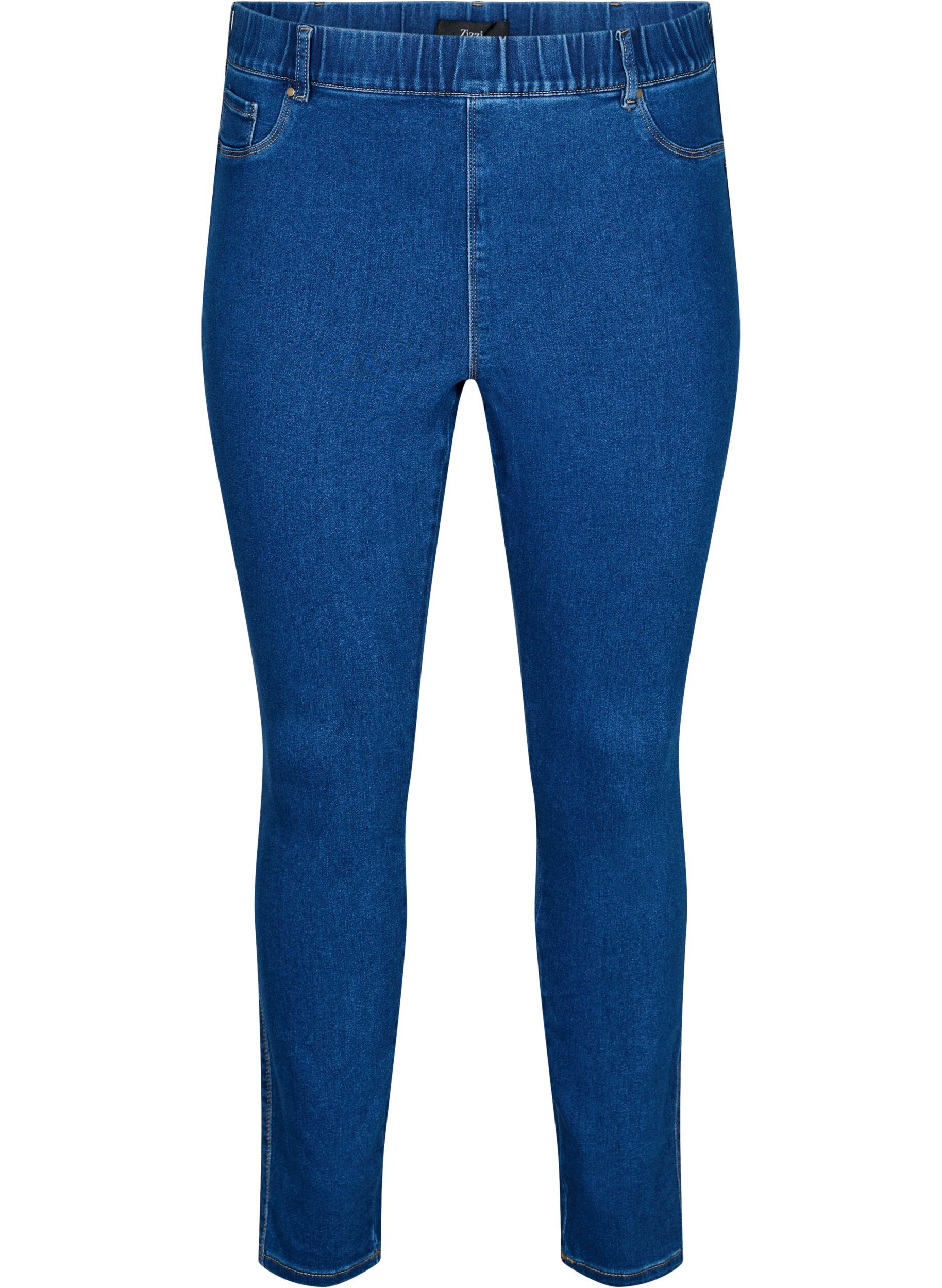 High-waisted jeggings