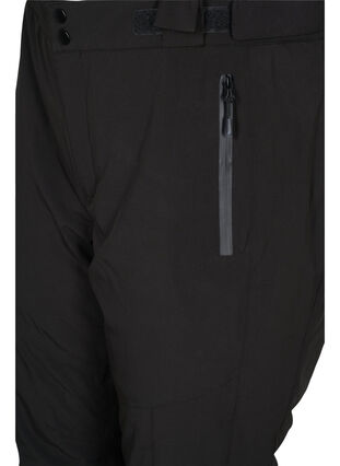 Ski trousers with braces, Black, Packshot image number 2