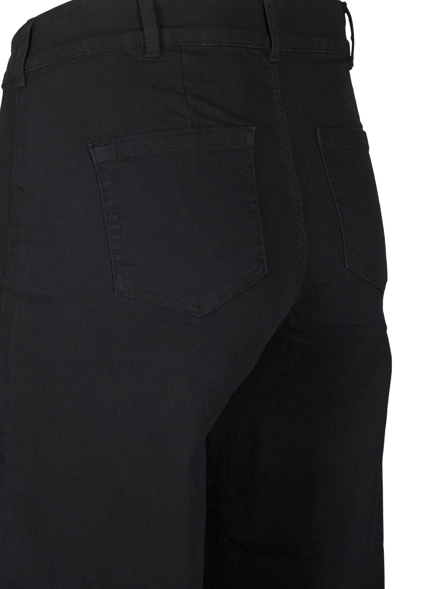ZizzifashionWide-leg jeans, Black, Packshot image number 3