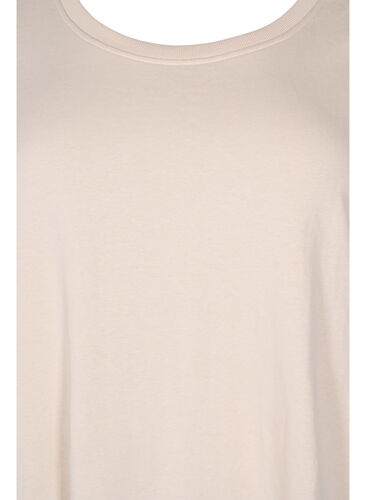 Sweater dress with short sleeves and slits, Pumice Stone, Packshot image number 2