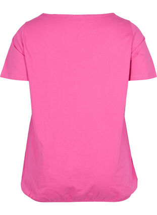 Short-sleeved cotton t-shirt, Raspberry Rose, Packshot image number 1