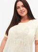 T-shirt with studs and round neck, Buttercream, Model image number 2