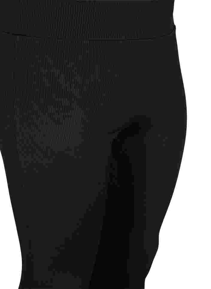 Leggings with foot strap, Black, Packshot image number 2