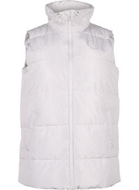 Sporty vest with high collar and pockets