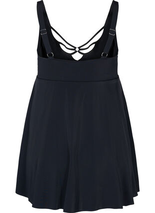 Swim dress with string detail, Black, Packshot image number 1