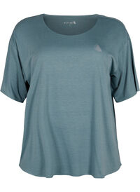 Sport top with short sleeves