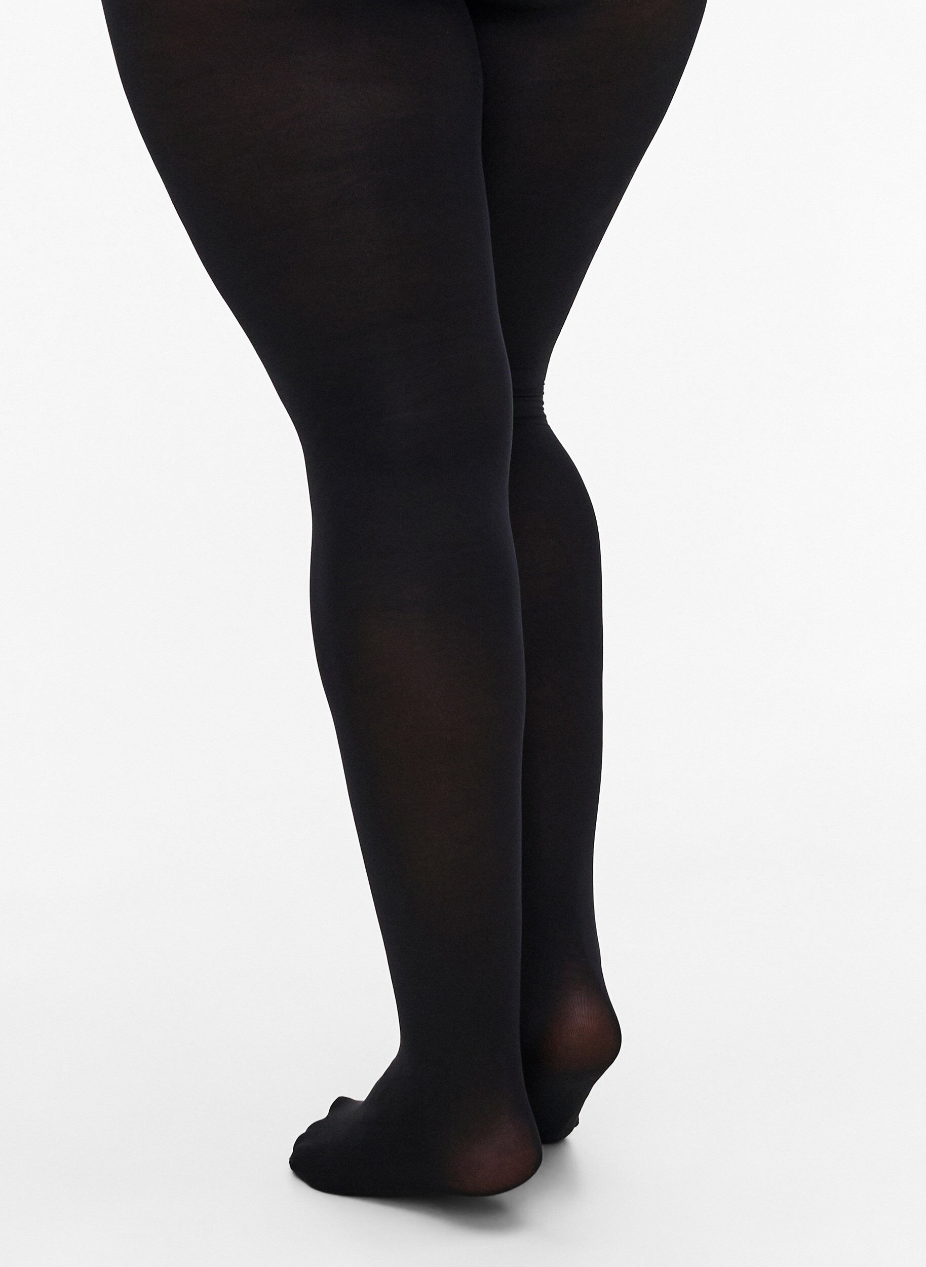 Zizzifashion2-pack tights in 100 denier, Black, Model image number 1