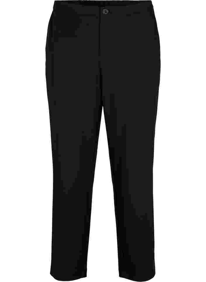 Classic trousers with pockets, Black, Packshot image number 0
