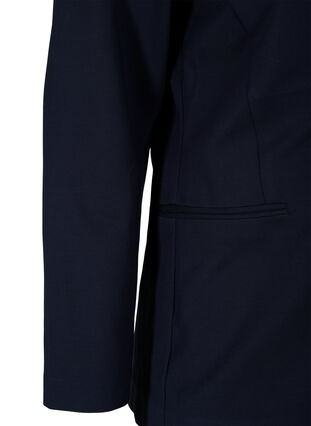 Simple blazer with button, Night Sky, Packshot image number 3