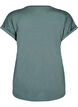 Short sleeved cotton blend t-shirt, Green, Packshot image number 1