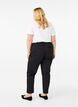 High-waisted trousers with straight legs, Black, Model image number 1