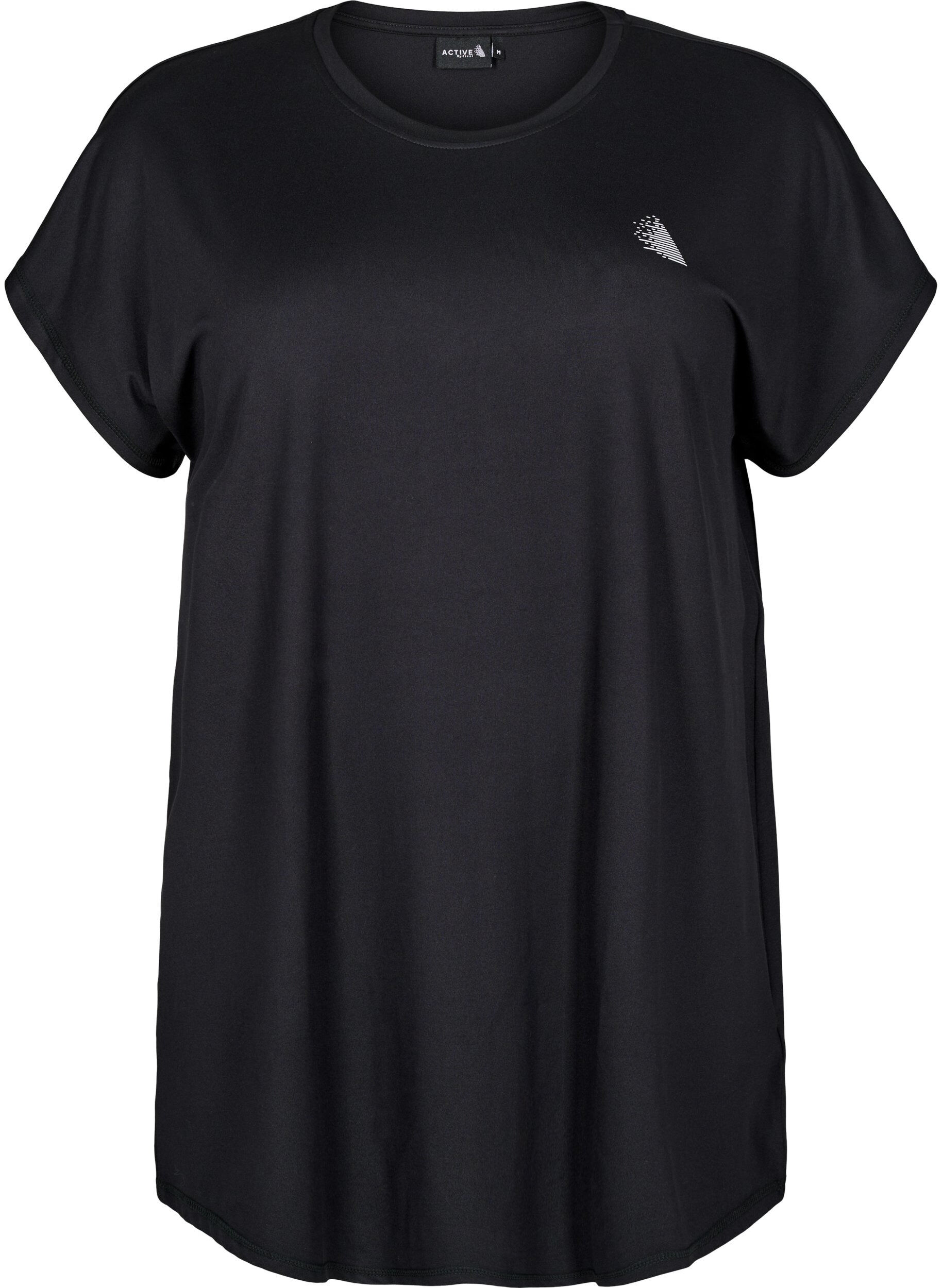ZizzifashionLong workout T-shirt, Black, Packshot image number 0