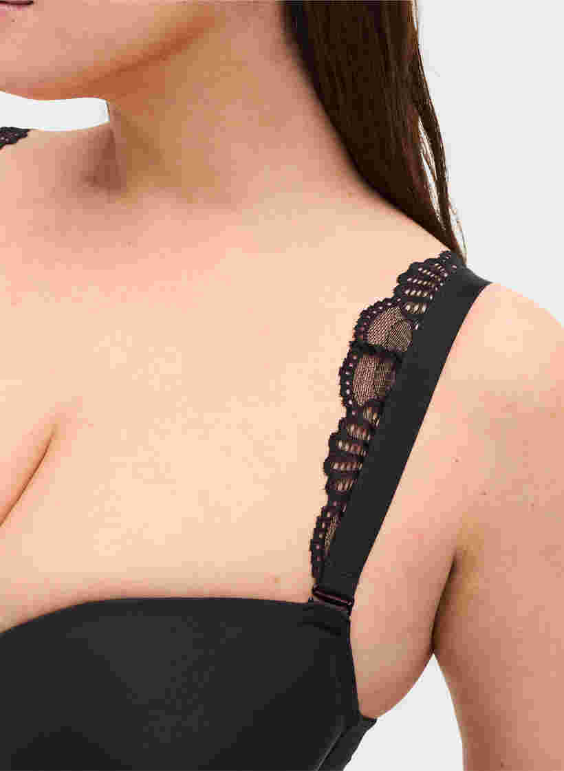 Bra back with lace, Black Lace 2, Model image number 1