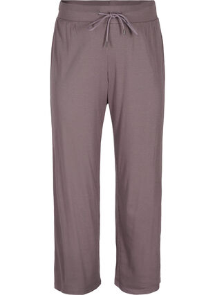Loose trousers in a cotton blend, Sparrow, Packshot image number 0