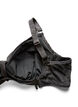 Underwired bikini top with a textured pattern, Dark Grey, Packshot image number 3