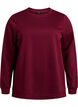 Sweatshirt with fringes, Dark Bordeaux, Packshot image number 0