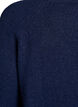 Knitted blouse with raglan sleeves, Blue, Packshot image number 3