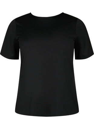 Reversible blouse with drawstring detail, Black, Packshot image number 3