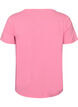 Basic plain cotton t-shirt, Pink, Packshot image number 1