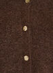 Cardigan in soft knit with gold-coloured buttons, Brown, Packshot image number 2