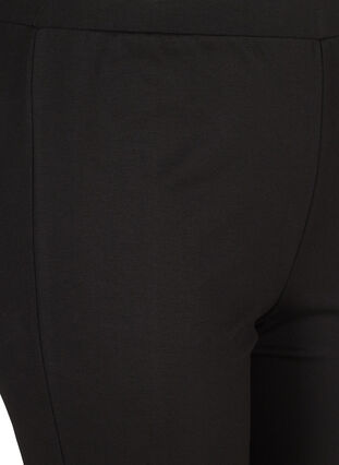 Trousers in a viscose blend, Black, Packshot image number 3