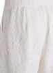 High-waisted lace Bermuda shorts, Vanilla, Packshot image number 3