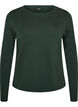 Long-sleeved basic T-shirt with round neck, Green, Packshot image number 0