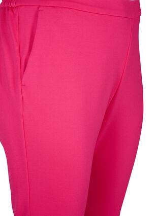 Cropped trousers with pockets, Raspberry Sorbet, Packshot image number 2