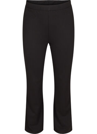 Trousers in a viscose blend, Black, Packshot image number 0