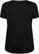 Sports t-shirt with print, Black w. Winner, Packshot image number 1