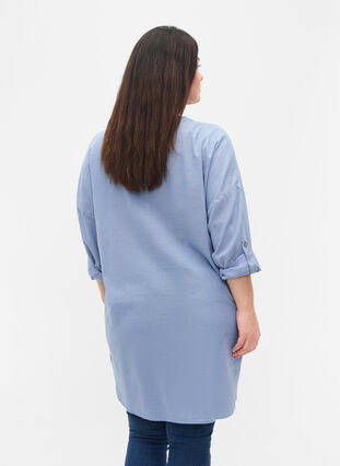 Blouse with 3/4-length sleeves and button closure, Troposphere, Model image number 1
