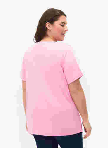 FLASH - T-shirt with motif, Begonia Pink, Model image number 1