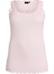 Top with lace trim, Rose, Packshot image number 0