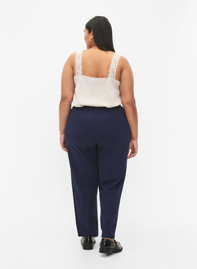 FLASH - Straight fit trousers, Blue, Model image number 1