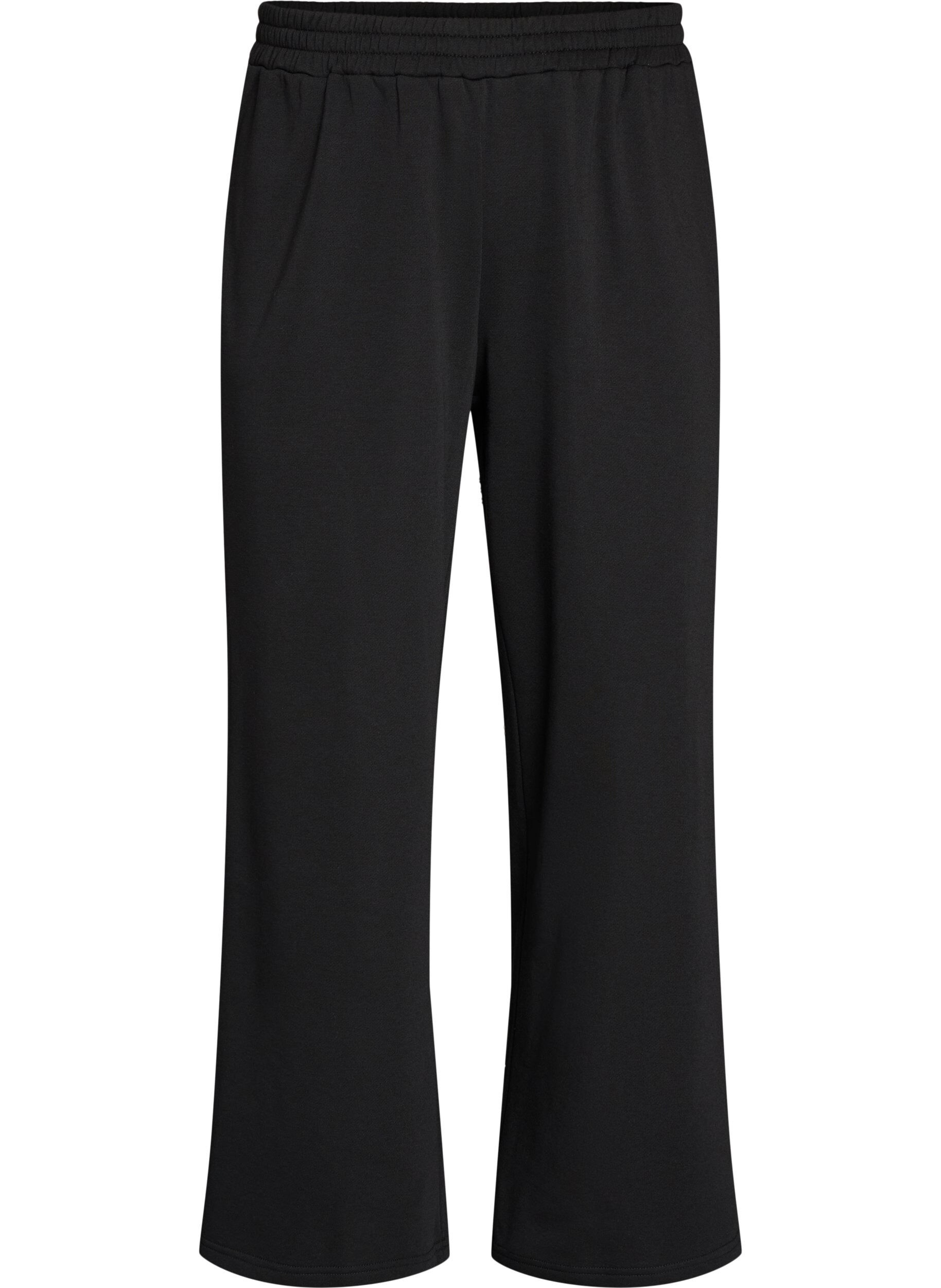 FLASH - High-waisted sweatpants with wide legs