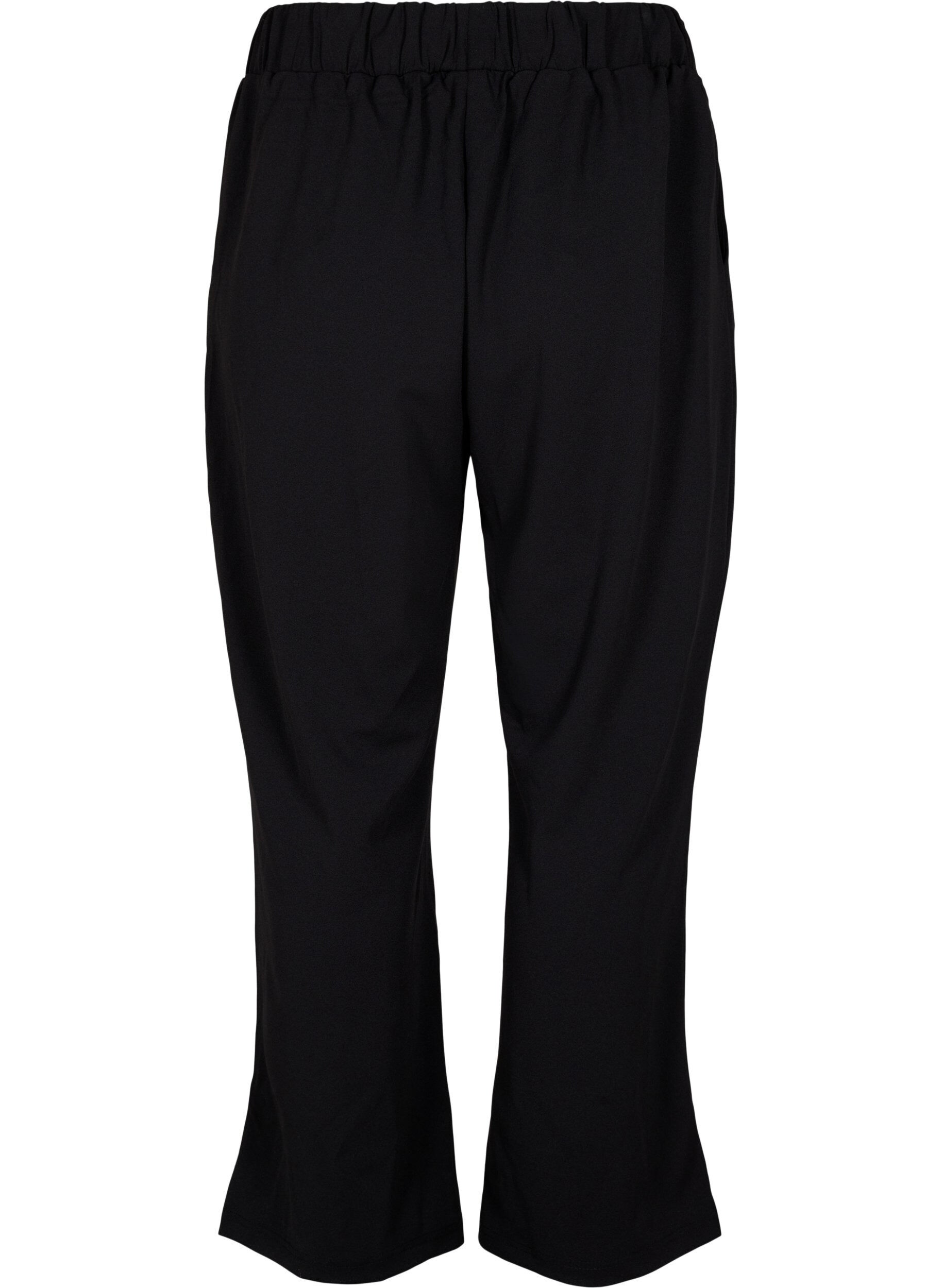 ZizzifashionLoose trousers with pockets, Black, Packshot image number 1