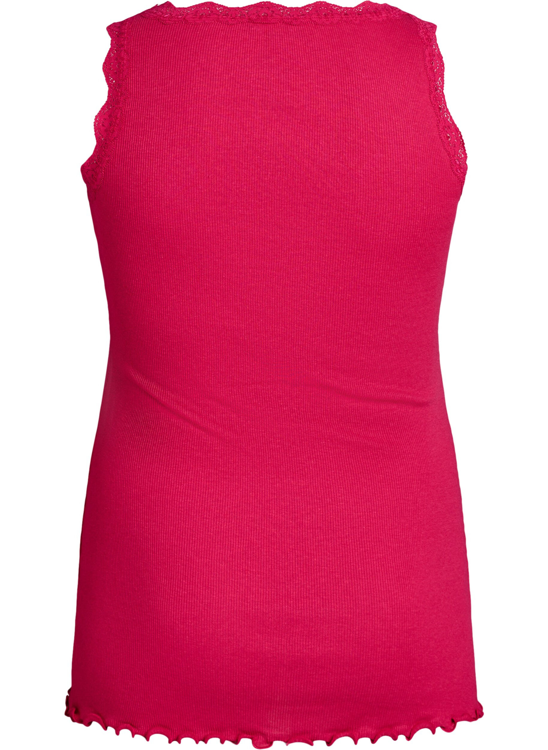 ZizzifashionTop with lace trim, Pink, Packshot image number 1