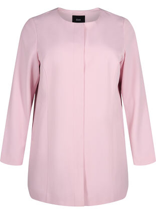 Spring jacket with concealed button placket, Parfait Pink, Packshot image number 0