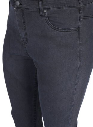 High-waisted super slim Amy jeans , Grey Denim, Packshot image number 2