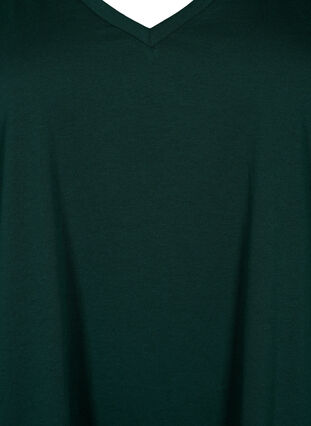 Short sleeve t-shirt with v-neckline, Pine Grove, Packshot image number 2