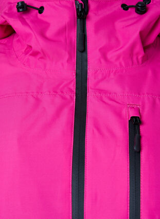 Two-tone ski jacket with hood, Fuchsia Purple Comb, Packshot image number 2