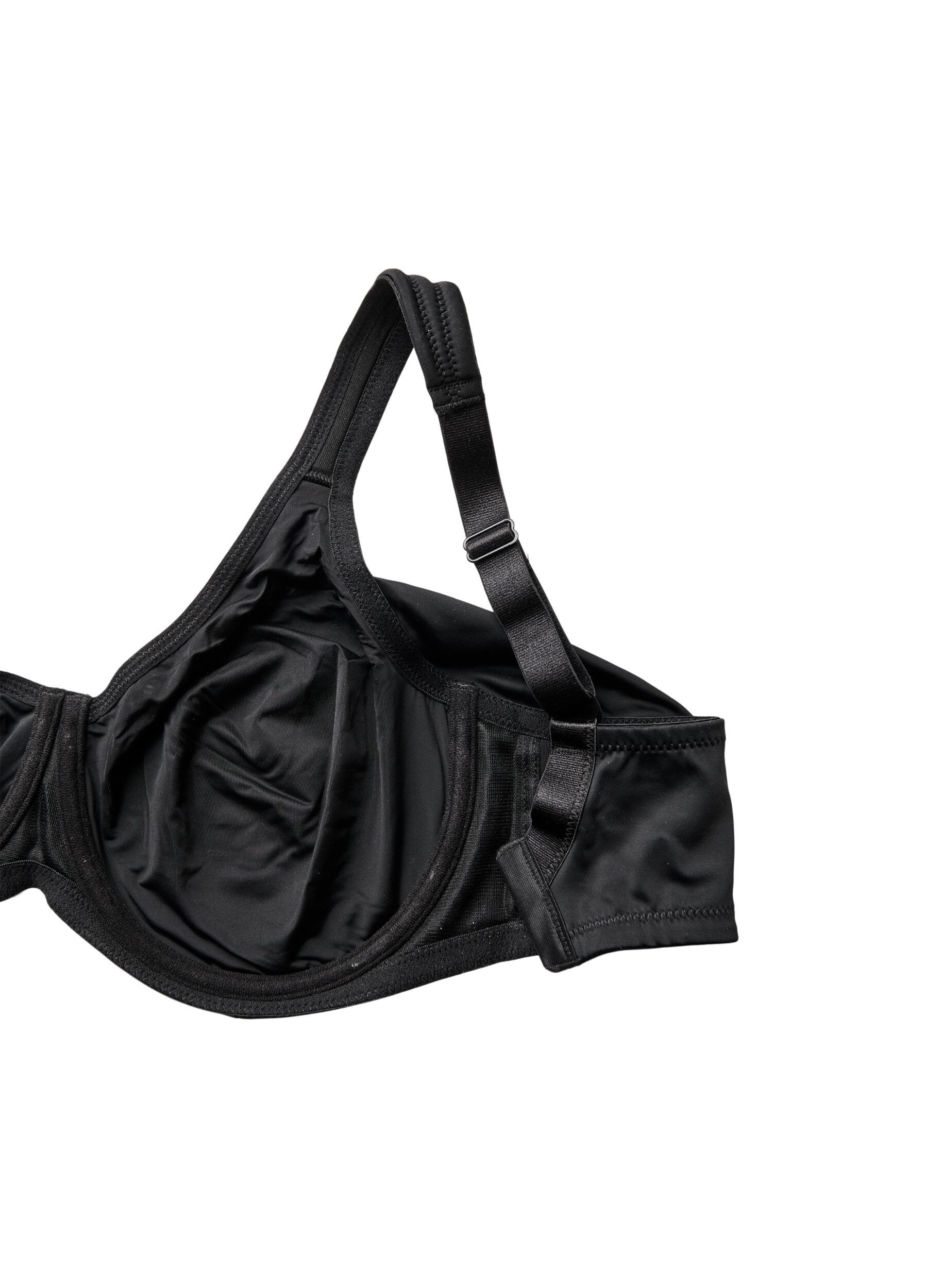 ZizzifashionComfort bra with underwire and moulded cups, Black, Packshot image number 3