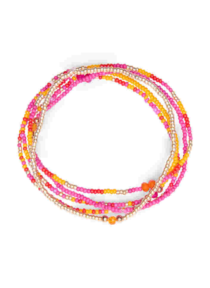 Bead bracelets, Pink Yarrow Mix, Packshot image number 0