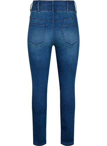 Super slim Bea jeans with extra high waist, Blue denim, Packshot image number 1