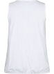 Cotton top with lace trim, Bright White, Packshot image number 1